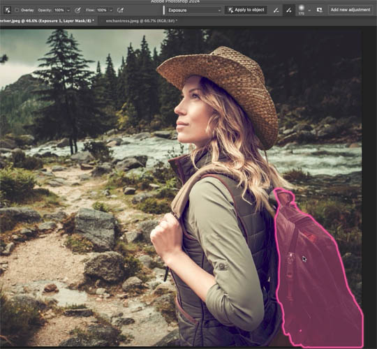 How. to add to selection in Photoshop