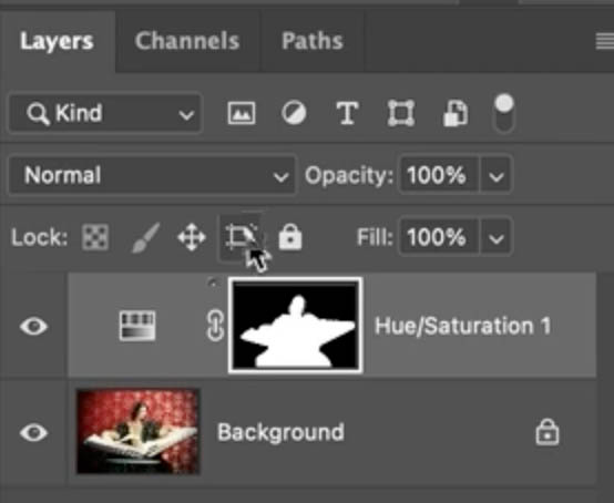 Selection to layer mask