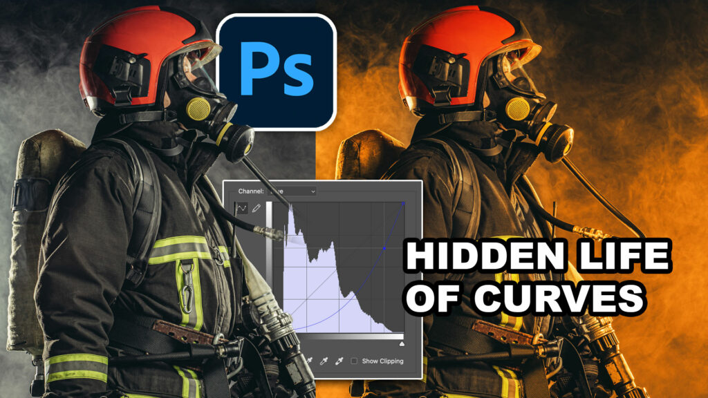 how to cobtrol color with curves in Photoshop