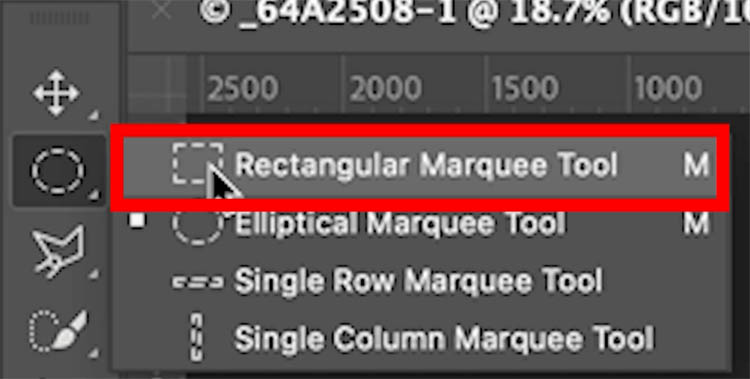 select in Photoshop