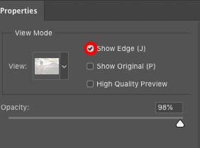 show edges