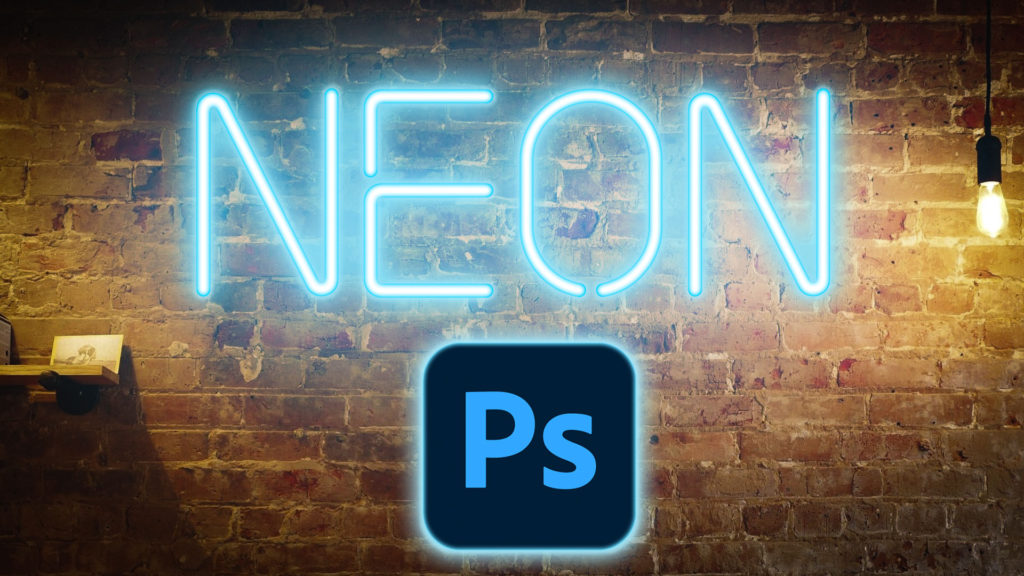 neon effect in photoshop