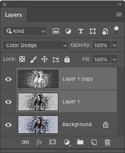 Stacking photoshop layers
