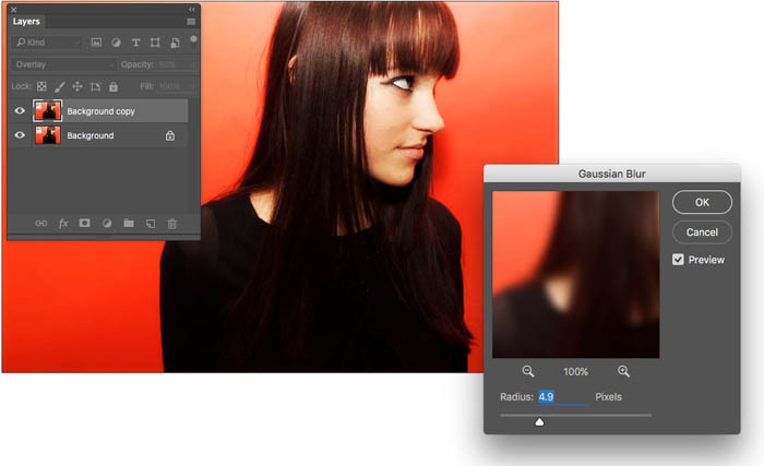 create orton effectin photoshop to soften skin