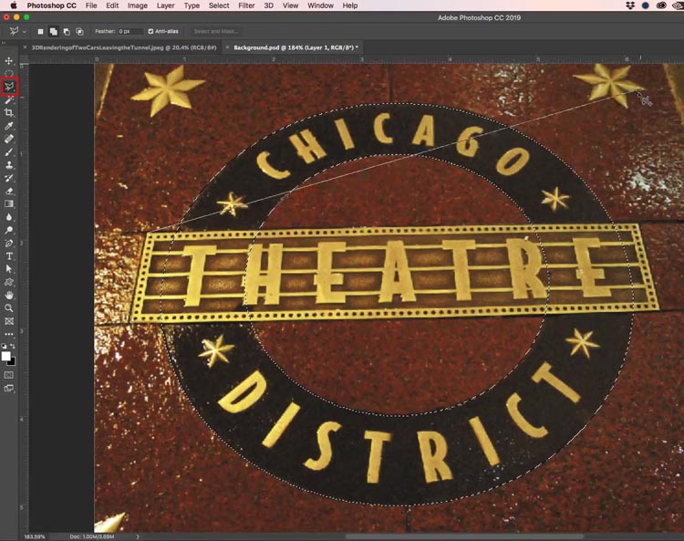 selection in photoshop
