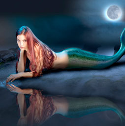 mermaid in photoshop