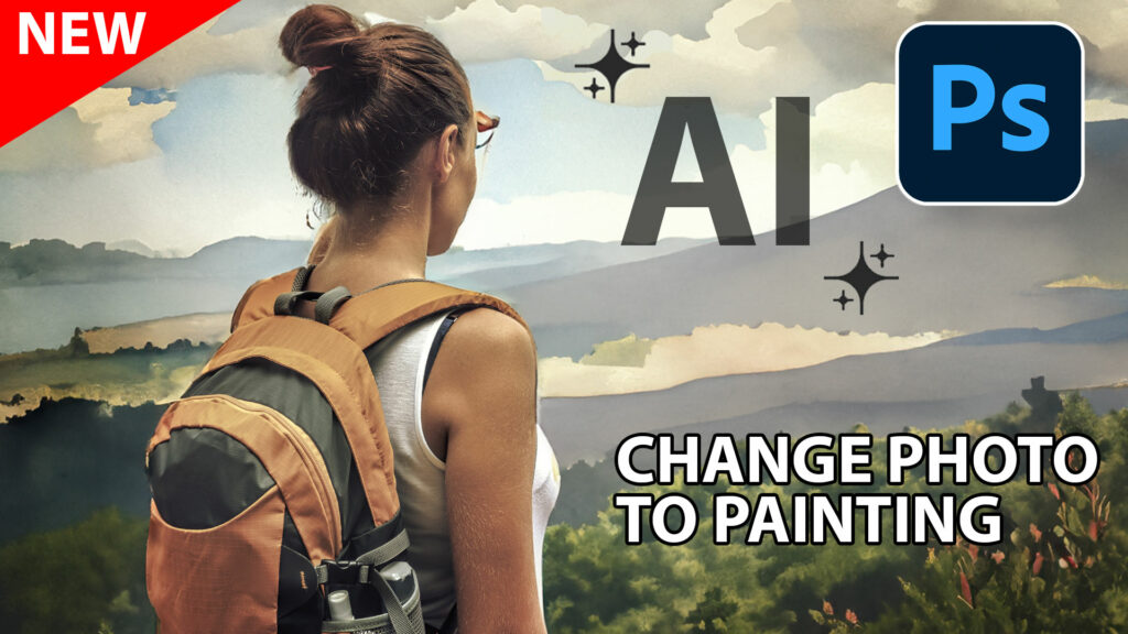 convert photo to painting in Photoshop