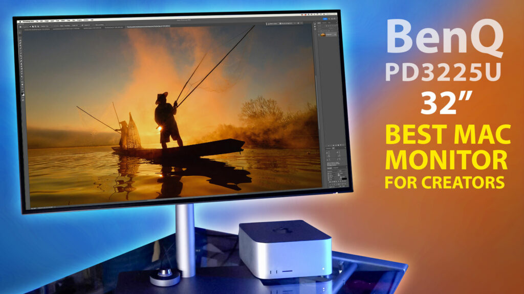 BenQ 3225U 4K thunderbolt monitor for Mac
